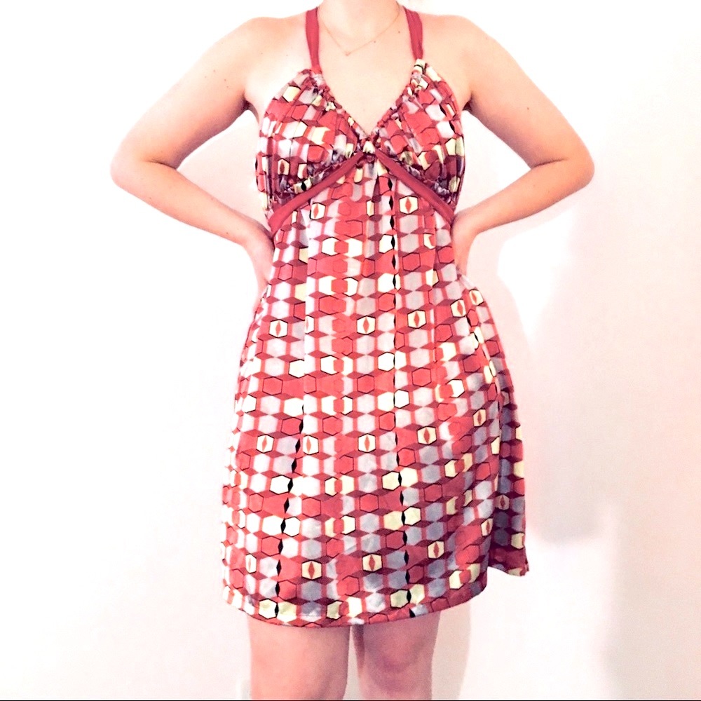 Johnny Martin multi colored dress. Size 8